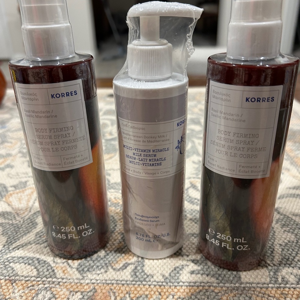 Korres | Body Firming Spray (2) Milk Serum